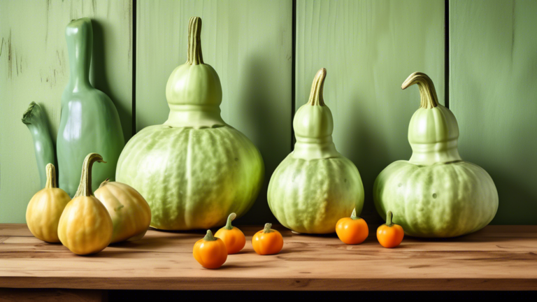 Prompt: A vibrant still life featuring fresh, round tinda gourds arranged artfully on a wooden table, showcasing their unique pale green color and smooth texture, with a rustic kitchen backdrop sugges